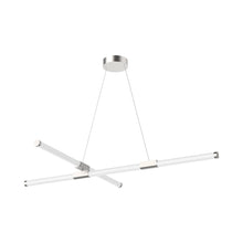 Load image into Gallery viewer, Akari LED Pendant Light in 49.5-Inch/Brushed Nickel.