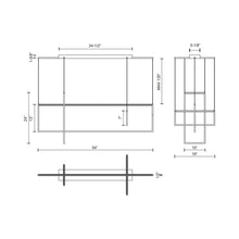 Load image into Gallery viewer, Arkell LED Pendant Light - line drawing.
