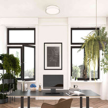 Load image into Gallery viewer, Aston LED Flush Mount Ceiling Light in office.