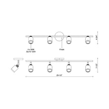 Load image into Gallery viewer, Belfast Track Light - line drawing.