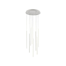 Load image into Gallery viewer, Chute Round LED Pendant Light in Small/White.