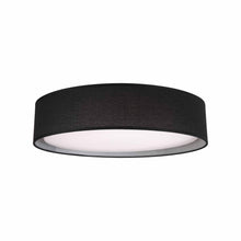 Load image into Gallery viewer, Dalton LED Flush Mount Ceiling Light in Black (Small).