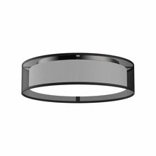 Load image into Gallery viewer, Dalton LED Flush Mount Ceiling Light in Black Organza (Small).
