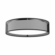 Load image into Gallery viewer, Dalton LED Flush Mount Ceiling Light in Black Organza (Large).