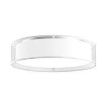 Load image into Gallery viewer, Dalton LED Flush Mount Ceiling Light in White Organza (Large).