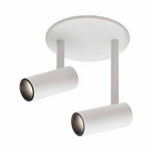 Load image into Gallery viewer, Downey LED Semi Flush Ceiling Light in Large/Double/6.25-Inch/White.
