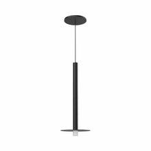Load image into Gallery viewer, Elixir LED Pendant Light in Acrylic with Disc/Black.