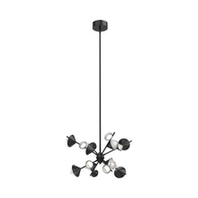 Load image into Gallery viewer, Geode LED Chandelier in Black (Small).