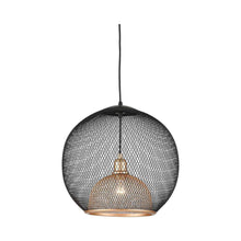 Load image into Gallery viewer, Gibraltar Pendant Light in Large/Black/Gold.
