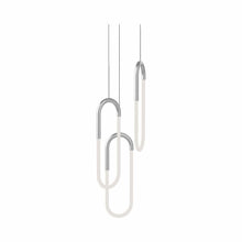 Load image into Gallery viewer, Huron LED Multi Light Pendant Light in Chrome (3-Tube).