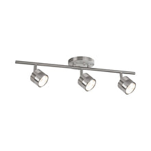 Load image into Gallery viewer, Lyra LED Track Kit in 3-Head/Brushed Nickel.