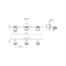 Load image into Gallery viewer, Lyra LED Track Kit - line drawing.