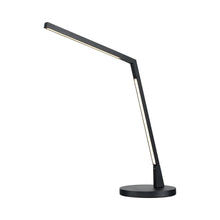 Load image into Gallery viewer, Miter LED Desk Lamp in Black.