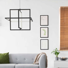 Load image into Gallery viewer, Mondrian LED Pendant Light in living room.