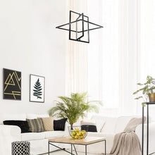 Load image into Gallery viewer, Mondrian LED Pendant Light in living room.