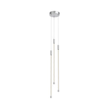 Load image into Gallery viewer, Motif 3-Light LED Pendant Light in Chrome (Large).