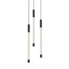 Load image into Gallery viewer, Motif 3-Light LED Pendant Light in Detail.