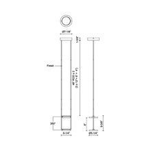 Load image into Gallery viewer, Novel LED Pendant Light - line drawing.
