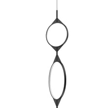 Load image into Gallery viewer, Serif LED Vertical Pendant Light in Detail.