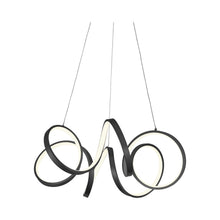 Load image into Gallery viewer, Synergy LED Pendant Light in Small/Black.