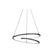 Load image into Gallery viewer, Twist LED Pendant Light in Small/Black.