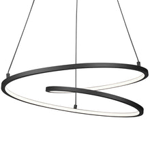 Load image into Gallery viewer, Twist LED Pendant Light in Detail.