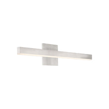 Load image into Gallery viewer, Vega LED Bath Wall Light in Brushed Nickel (Small).
