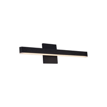 Load image into Gallery viewer, Vega LED Bath Wall Light in Black (Small).
