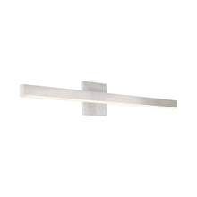 Load image into Gallery viewer, Vega LED Bath Wall Light in Brushed Nickel (Large).