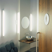 Load image into Gallery viewer, Vega Thin LED Wall Light in bathroom.