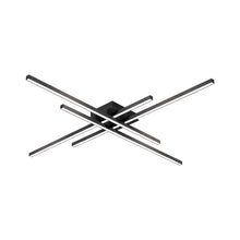 Load image into Gallery viewer, Vega Minor LED Flush Mount Ceiling Light in Black (Large).