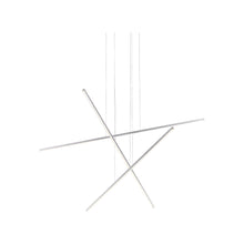 Load image into Gallery viewer, Vega Minor LED Multi Light Pendant Light in Brushed Nickel (3-Bar).
