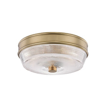 Load image into Gallery viewer, Lacey Flush Mount Ceiling Light in Bronze and Frosted.