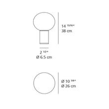 Load image into Gallery viewer, Laguna Table Lamp - line drawing.