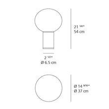 Load image into Gallery viewer, Laguna Table Lamp - line drawing.