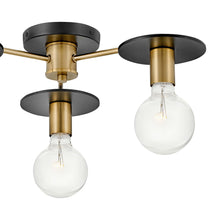 Load image into Gallery viewer, Bobbie Flush Mount Ceiling Light in Detail.
