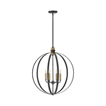 Load image into Gallery viewer, Cirque Chandelier in Detail.