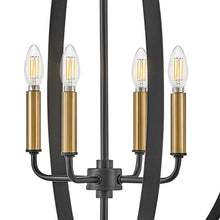 Load image into Gallery viewer, Cirque Chandelier in Detail.
