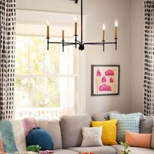 Load image into Gallery viewer, Hux Chandelier in living room.