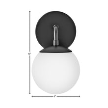 Load image into Gallery viewer, Juniper Bath Wall Light - line drawing.