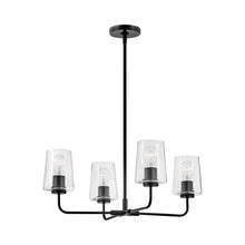 Load image into Gallery viewer, Kline Chandelier in Black.