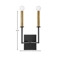 Load image into Gallery viewer, Lazlo Wall Light - line drawing.