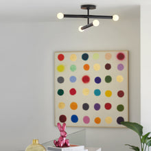 Load image into Gallery viewer, Millie Convertible Pendant Light in living room.