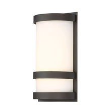 Load image into Gallery viewer, Latitude Indoor/Outdoor LED Wall Light in Small/Bronze.