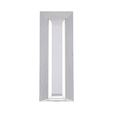 Load image into Gallery viewer, Launch Outdoor LED Wall Light in Sand Silver.