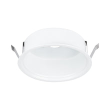 Load image into Gallery viewer, LED Button Light Retrofit Housing in White.