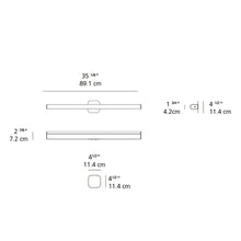 Load image into Gallery viewer, LEDbar Round Ceiling/Wall Light - line drawing.