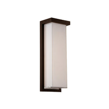 Load image into Gallery viewer, Ledge Outdoor LED Wall Light in Medium/Bronze.