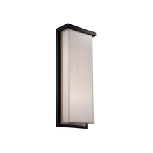 Load image into Gallery viewer, Ledge Outdoor LED Wall Light in Large/Black.