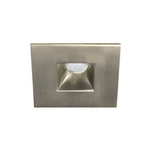 Load image into Gallery viewer, LEDme 1 Inch Square Open Reflector LED Downlight in Brushed Nickel.